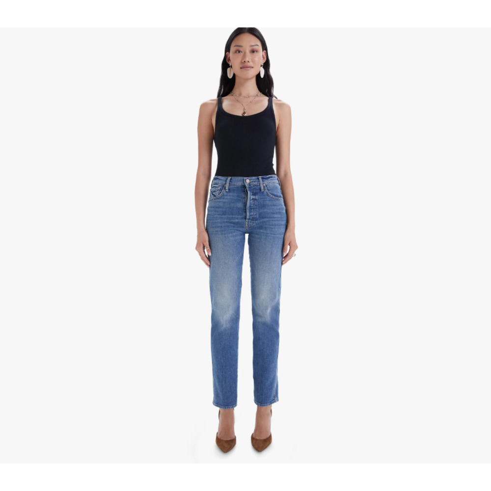 MOTHER HIGH WAISTED DOUBLE HIKER SKIMP Love Bombs Jeans 26